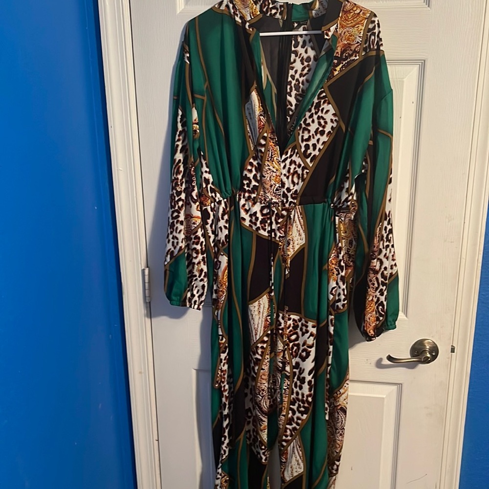 Shein Silk-Feel Jumpsuit - NWOT